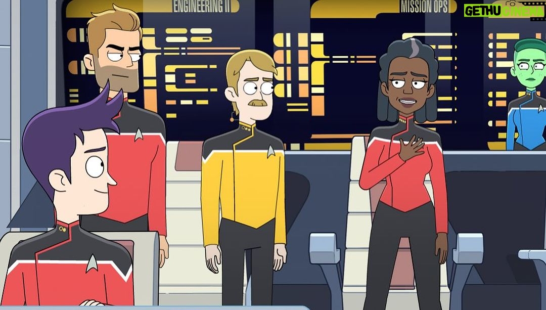 Paul Scheer Instagram - As a Star Trek fan, I can’t imagine anything better than being compared to Scotty, Getting someone to Cosplay as my character and be on one of my favorite Star Trek Shows. Lower Decks - Season 4 was great and the team behind it is truly amazing. Thanks @importantscience for putting me in the federation. I’m bummed I couldn’t post about it til now. #poststrikeposts. United Federation of Planets
