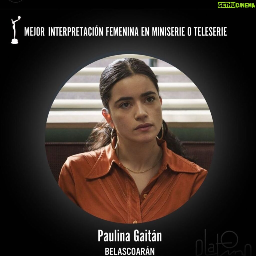 Paulina Gaitán Instagram - Amigos estoy nominada a los @premios_platino Me llena de emoción y de orgullo formar parte de esta gran terna! Gracias a todos los involucrados Mi corazón va a explotar ❤️‍🔥❤️‍🔥❤️‍🔥❤️‍🔥❤️‍🔥❤️‍🔥❤️‍🔥❤️‍🔥