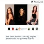 Paulina Gaitán Instagram - No puedo de la emoción 🔥 próximamente estaremos trabajando juntas @ilsesalsas @reginablandon 🙏💕 Gracias Guillermo Por juntar este gran equipo y gracias a @fabula_prod 🎥