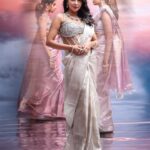 Pavithra Lakshmi Instagram - Meet Aryastra graces the cosmic stage in 'Festive Frost Crystal,' embodying the serene beauty of winter nights. Her saree, woven with threads of starlight, captures the iridescence of snow-kissed crystals, echoing the silent magic of Christmas. . Model: @pavithralakshmioffl Creative concept & Styling: @gowtham.618 Jewellery: @aaranyarentaljewellery @idayaluxeee . #PachaiyappasMagic #stylewithpachaiyappas #pachaiyappassilks #pachaiyappassarees #sareeofindia #sareelove #silksofindia #silk #traditionalwear #christmas #collection #festive #art #styling #fashiondesigner #fashion #modelling #creativephotography #concept #art #pavithralakshmi #instagood #trendingreels #textile #clothing #photoshoot Chennai, India