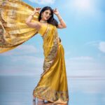 Pavithra Lakshmi Instagram – Golden dreams woven into reality. Presenting Glided Glamour – our exquisite silk saree collection that captures the essence of luxury. Shine brighter than ever. 💫 

Model: @pavithralakshmioffl
Creative concept & Styling: @gowtham.618 
Eyewear design : @gowtham.618
Jewellery: @aaranyarentaljewellery @idayaluxeee 
.
#PachaiyappasMagic #pachaiyappas #stylewithpachaiyappas #pachaiyappassilks #pachaiyappassarees #silksofindia #silksaree #sareeofindia #sareelove #traditionalwear #kanchipattu #festive #christmas #collection #creativephotography #concept #modelling #photoshoot #fantasy #queen #textile #designer #fashiondesigner #fashion #clothing #instagram #trending #adorable #culture #timeless
