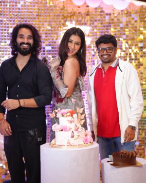 Payal Rajput Instagram - “Better late than never! Thank you to everyone who made my birthday so incredibly special. Feeling grateful for all the love and warmth. Here’s to another year of beautiful moments together! 🎉🎂 #Grateful #BirthdayLove” 
Wearing @Styled by @impriyankasahajananda 
Outfit @thevoguenaari ♥️
——————————————
Captured by @capturebydreamelements 📸
—————————————————————-
Beautiful decor by @season5events 💐