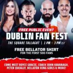 Peter Queally Instagram – Sunday July 10th! First 500 people there get the custom Bellator Dublin event shirt for free. 
See you all there!