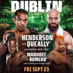 Peter Queally Instagram – Here we go!!!
Me vs Ben Henderson!
Manhoef vs Romero!!
AND The Jimmy Show is back in town!
This will be the best one yet!

Get your tickets @tmie !