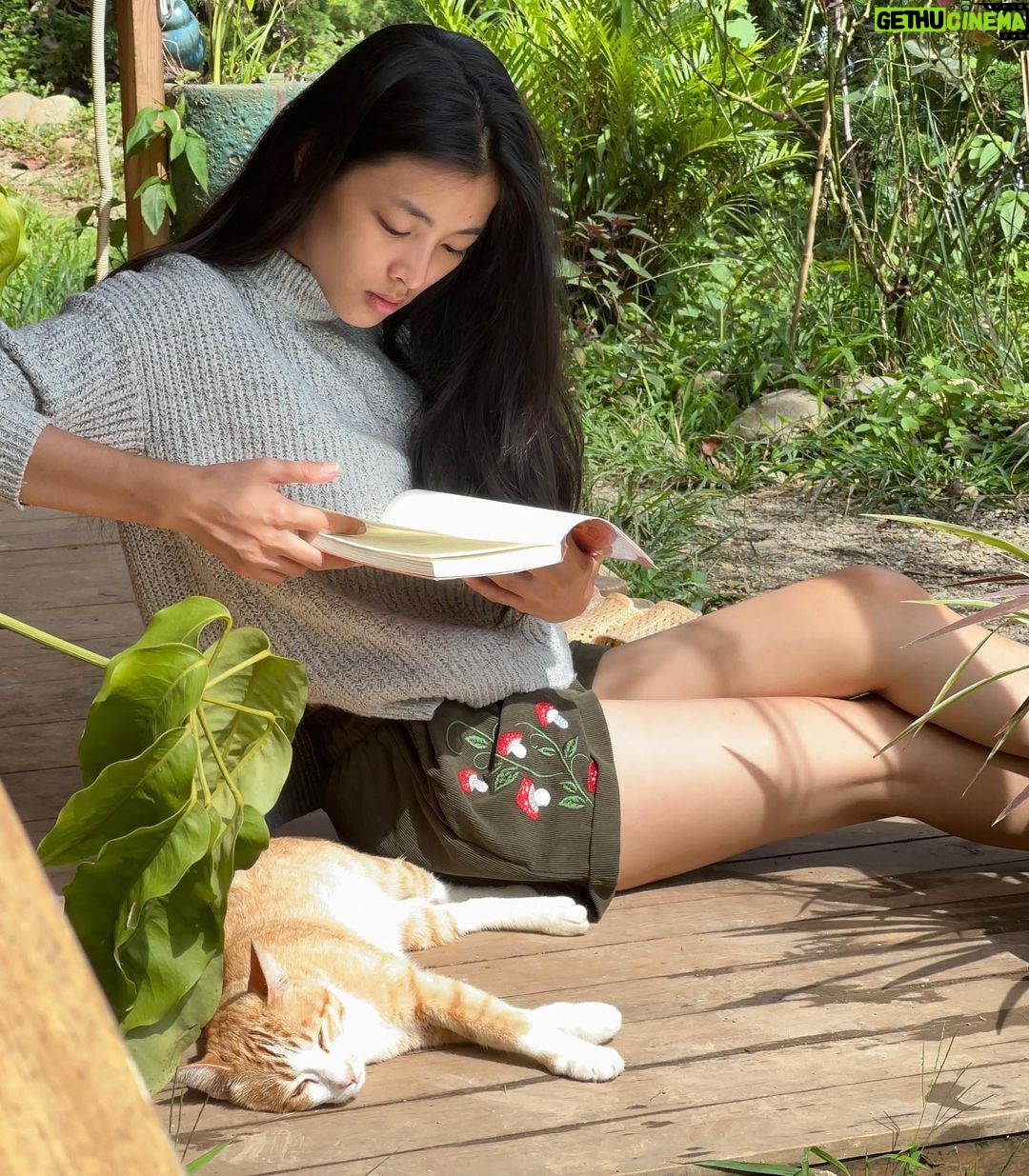 Phạm Nguyễn Lan Thy Instagram - Đầu tháng tự hứa với mình sẽ làm việc chăm chỉ, chỉ để đổi lại một buổi sáng thư thái nơi núi rừng, ăn sáng pha cà phê, thong thả đọc vài trang sách, không phải lo nghĩ về thông báo điện thoại. Tôi gọi đây là thư thái. Cách gọi khác của “làm biếng có kế hoạch”. @healingretreatdalat