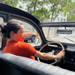 Phạm Nguyễn Lan Thy Instagram – Chiếc xe sẽ đồng hành cùng mình trong thời gian sắp tới, bằng tuổi ông ngoại luôn 🥲