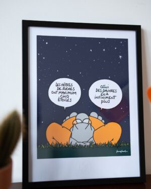 Philippe Geluck Instagram - Impression sérigraphie HOTELS soigneusement emballée pour une livraison rapide, partout et protégée.
À partir de 55€, offrez-vous un Geluck format 40x30cm.