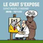 Philippe Geluck Instagram - Ça démarre aujourd'hui ! Le Chat s'expose à #andenne, une belle grande #expo de tout ce que vous aimez : dessins, sérigraphies, toiles à l'acrylique, sculptures du Chat. Informations et tickets : www.expoandenne.be Merci @ema_andenne pour cet accueil