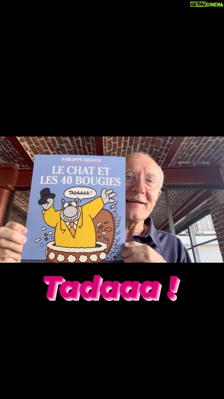 Philippe Geluck Instagram - Philippe vous dévoile enfin le titre du nouvel album du Chat ! Il suffit maintenant de patienter jusqu'en octobre...