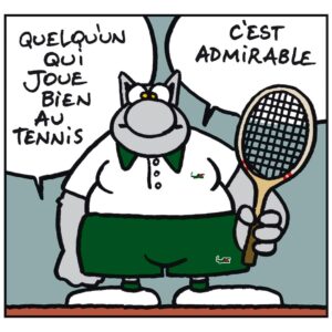 Philippe Geluck Instagram - On souhaite un excellent Roland-Garros à tous les sportifs qui ne quitteront pas leur canapé durant cette période intense.

#rollandgarros #geluck