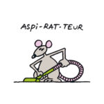 Philippe Geluck Instagram - Le Chat voit des souris partout ! Philippe Geluck a été bien inspiré, voici la première vague d’une longue série. Ça va rat-tisser large.