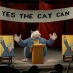 Philippe Geluck Instagram - Yes, Le Cat Can ! Voter le Chat est une évidence, découvrez son programme dans l’épisode 40 de La Minute du Chat