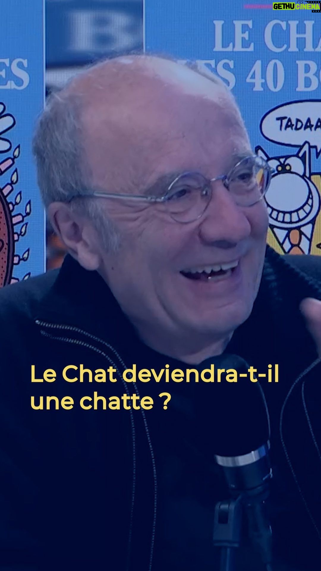 Philippe Geluck Instagram - Le Chat deviendra-t-il un jour une chatte ? 🙄 Le Chat fête ses 40 ans 🎂 ! Pour l'occasion Philippe Geluck propose son tout nouvel album " Le Chat et les 40 bougies". Il était l'invité de @charlottedekoker dans la matinale Week-end Première pour en parler. Elle a profité de l'occasion pour lui demander si le Chat pourrait peut être un jour se transformer en Chatte ? 🤔 🎙️ Interview complète dans le lien en bio #lechat #geluck #philippegeluck La Première - RTBF