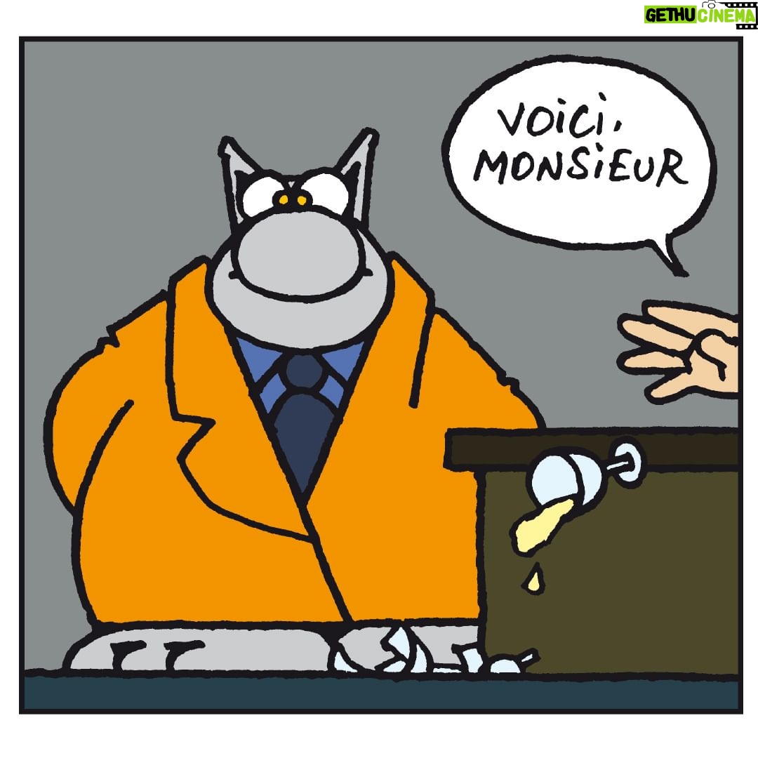 Philippe Geluck Instagram - Et un petit dessin du Chat pour bien commencer la semaine... ou continuer les vacances !