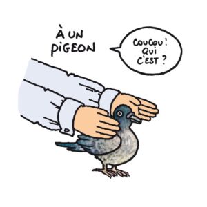 Philippe Geluck Instagram - Bien entendu, les fans du Chat sont des gens bien éduqués. Mais voici un bref rappel des bonnes manières pour apprendre à dire « Coucou, qui c’est ? ».
