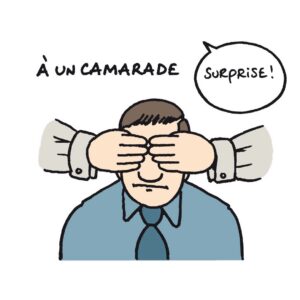 Philippe Geluck Instagram - Bien entendu, les fans du Chat sont des gens bien éduqués. Mais voici un bref rappel des bonnes manières pour apprendre à dire « Coucou, qui c’est ? ».
