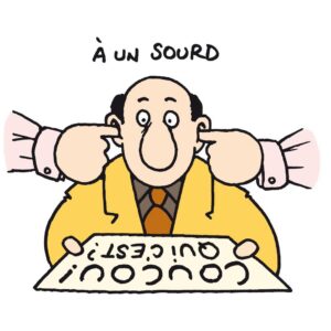 Philippe Geluck Instagram - Bien entendu, les fans du Chat sont des gens bien éduqués. Mais voici un bref rappel des bonnes manières pour apprendre à dire « Coucou, qui c’est ? ».