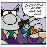Philippe Geluck Instagram - Vous êtes nombreux à vous demandez à quoi ressemble Roger. Le Chat vous répond et vous montre enfin une photo du célèbre “barman inconnu”.