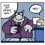 Philippe Geluck Instagram - Vous êtes nombreux à vous demandez à quoi ressemble Roger. Le Chat vous répond et vous montre enfin une photo du célèbre “barman inconnu”.