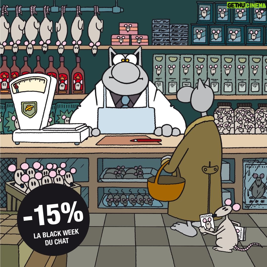 Philippe Geluck Instagram - Jusqu’au lundi 27 novembre (inclus) Le Chat vous fait 15% sur toute la boutique en ligne si vous remplissez votre panier pour un minimum de 30€. Entre le nouvel album « Le Chat et les 40 bougies », les sérigraphies, les agendas, les sculptures, ... il sera vite rempli !