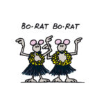 Philippe Geluck Instagram - Le Chat voit des souris partout ! Philippe Geluck a été bien inspiré, voici la première vague d’une longue série. Ça va rat-tisser large.