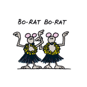 Philippe Geluck Instagram - Le Chat voit des souris partout ! Philippe Geluck a été bien inspiré, voici la première vague d’une longue série. Ça va rat-tisser large.