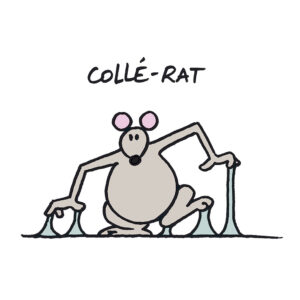 Philippe Geluck Instagram - Le Chat voit des souris partout ! Philippe Geluck a été bien inspiré, voici la première vague d’une longue série. Ça va rat-tisser large.