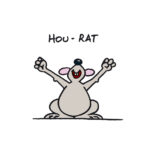 Philippe Geluck Instagram - Le Chat voit des souris partout ! Philippe Geluck a été bien inspiré, voici la première vague d’une longue série. Ça va rat-tisser large.