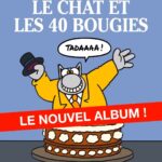Philippe Geluck Instagram - Le Chat et les 40 bougies, le nouvel album de Philippe Geluck sort aujourd’hui. Quoi?! 40 bougies... c’est sans compter qu’un chat a 7 vies, et l’auteur sans doute tout autant ! L’album et ses 64 pages sont disponibles sur la boutique du Chat et dans toutes les bonnes librairies : https://lechat.com/boutique/fr/