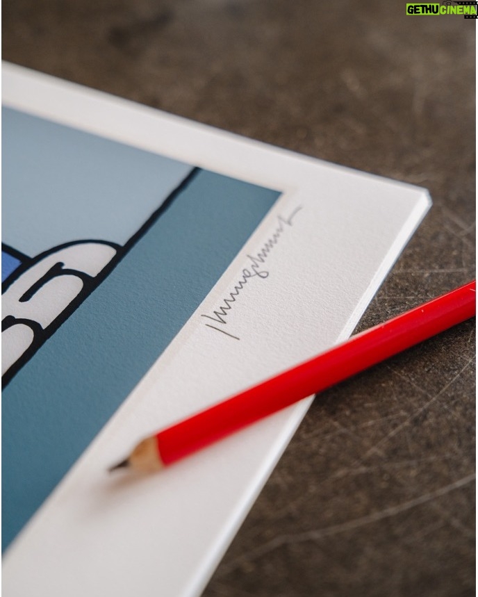 Philippe Geluck Instagram - « LA FEUILLE QUI TOMBE », une sérigraphie (50x40) originale et limitée à 400 exemplaires, à retrouver sur la boutique du Chat.