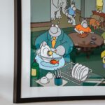 Philippe Geluck Instagram - « HOME SWEET HOME », c’est le titre de cette nouvelle estampe numérique 70x70 cm. Jet d'encres pigmentaires sur papier Hanemhüle FineArt 307gr. Envoyé sous tube. Frais de port offerts. Tirage limité à 100 exemplaires, numéroté et signé par l'artiste. Disponible sur la boutique du Chat : https://lechat.com/boutique/fr/digigraphies-originales/680-home-sweet-home-70x70.html