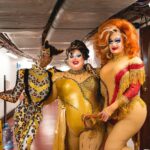 Pixie Polite Instagram - Sisterhood of the travelling panties 👙 • Tour’s nearly over but I’m having such an incredible time with my sisters and I don’t want it to end 😭 💖 • Gold costume - @banglondon Wig - @styledbyvodka • #dragrace #rupaulsdragrace #dragraceuk #rupaulsdragrace United Kingdom