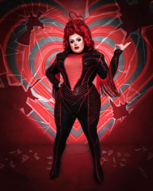Pixie Polite Instagram - It’s the Ru-Mix 🎶 
•
📸 @owenjamesvincent 
📷🎨 @emplusink 
💇‍♀️ @flashwigz 
👒 @rosskwan
👗 @banglondon 
•
•
#drag #dragqueen #dragqueens #dragqueensofinstagram #heartbreak #curvy #curvygirl #draguk #rpdr #rpdruk #druk #rupaul #rupaulsdragrace #rupaulsdragraceuk #redhead #pride #lgbtq #gay #gayuk #makeup #lacefront #wig #pixiepolite #werk #slay #mua #draguk #runway #heartbreak #heart
