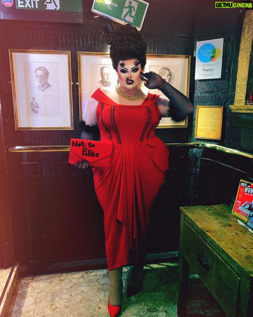 Pixie Polite Instagram - Not so polite 🔥 • I walked the red carpet at @deathdropplay as the devil herself; was going to dress as an Angel but the twitter trolls were having NUN of it… 😂 • • 💇‍♀️ @wigsbyriley • • #Devil #Woman #RedDevil #DeathDrop #WestEnd #Drag #DragQueen #DragQueens #DragUK #DragQueensOfInstagram #MakeUp #MUA #Photography#PlusSize #Curvy #CurvyGirl #DragRace #DragRaceUK #Rpdr #RpdrUK #RuPaul #RuPaulsDragRace #wig #lacefrontal #pixiepolite #RuPaulsDragRaceUK #InstaDrag #GayUK #PicOfTheDay #PhotoOfTheDay The Seventh Circle of Hell