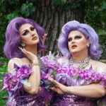 Pixie Polite Instagram - It’s a family affair! 🧚‍♂️ • Amazing to get to shoot this look with my sister @woeaddams - She has supported me through thicc and thin, (mostly thicc tbh), and picked me up in moments when I’ve been at my lowest. Can’t wait for the world to see her slay one day 💜 • Very fortunate to have an incredible extended Drag Family. Go follow them, (except Tia & Victoria, cos you probably already do) 😂 • @woeaddams @ro.se314 @itspoppycock @thetinygent @tanyahydeofficial @seriahsis • • 💇‍♀️ @wigsbyriley 👗 @stitchesbyjay_ 📸 🎨 @michelangelo.mp3 💄 @boudica_the_queen • • #drag #draguk #dragraceuk #dragrace #rpdr #rpdruk #rupaul #rupaulsdragraceuk #pixiepolite #rupaulsdragrace #dragqueen #dragqueens #dragqueensofinstagram #instadrag #purple #fairy #pixie #tinkerbell #family #friends #sisters #nature #gay #gayuk #lgbtq #pride #wigs #wig #lacefrontal #makeup