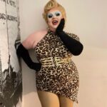 Pixie Polite Instagram – My mother was a female cougar 🐆 
•
Fabulous weekend of gigs in London and Brighton! Captured these on the stairs at @legendsbrighton being camp with @becamiller_ 
•
💇‍♀️ by @drag.helmet.wigs 
#dragraceuk #dragrace #rupaulsdragrace United Kingdom