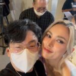 Piya Sawetpikul Instagram - #ก้องแอบดู #ก้องขอเผือก เจอน้อง #อุ้มลักขณา @lukkanaaum ที่มาแสดงความยินดี ในงาน เปิดตัวซีรีส์ #hangout #monomax #เริ่ม17พยนี้ #เป็นกำลังใจให้น้องเสมอนะคะ #มีความสุขนะคะ @thanya.wachi @bewachi