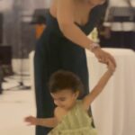 Pooja Banerjee Instagram – Rocking the #LankanWedding by twinning in green.. Daughter #BabyGirl #SanaSSejwaal #PoojaBanerjii #SandeepSejwal #BabyGirlinSriLanka #SriLanka #LankaDiaries #LankanWedding #AsiriKal #BeautifulGirl # Gulabo Negombo, Srilanka