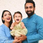 Pooja Banerjee Instagram - Vibing with our angel’s vibe for this Diwali… Happy Diwali to all of you from Sana , Pooja & Sandeep.