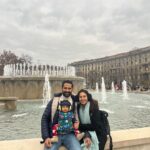 Pooja Ramachandran Instagram - Just doing some touristy things and being in wonder all the time with so much beauty! And always being grateful for the freedom and times we live in today. The Sforza Castle, or Castello Sforzesco in Italian, stands just outside the center of Milan, Italy, and is a 15th-century fortification built on the ruins of a medieval fortress. Since the 15th century, the castle has had many masters, including the Sforzas. Emperor Charles V and Napoleon Bonaparte each also called the castle home at one point in history. The Sforza Castle’s longest-serving inhabitants, the Sforzas, occupied the castle during the Renaissance, a time of artistic beauty in Italy. Artists such as Leonardo Da Vinci contributed to the castle’s decoration during the Renaissance. #sforzescocastle #milan #italy Sforzesco Castle of Milan - Italy