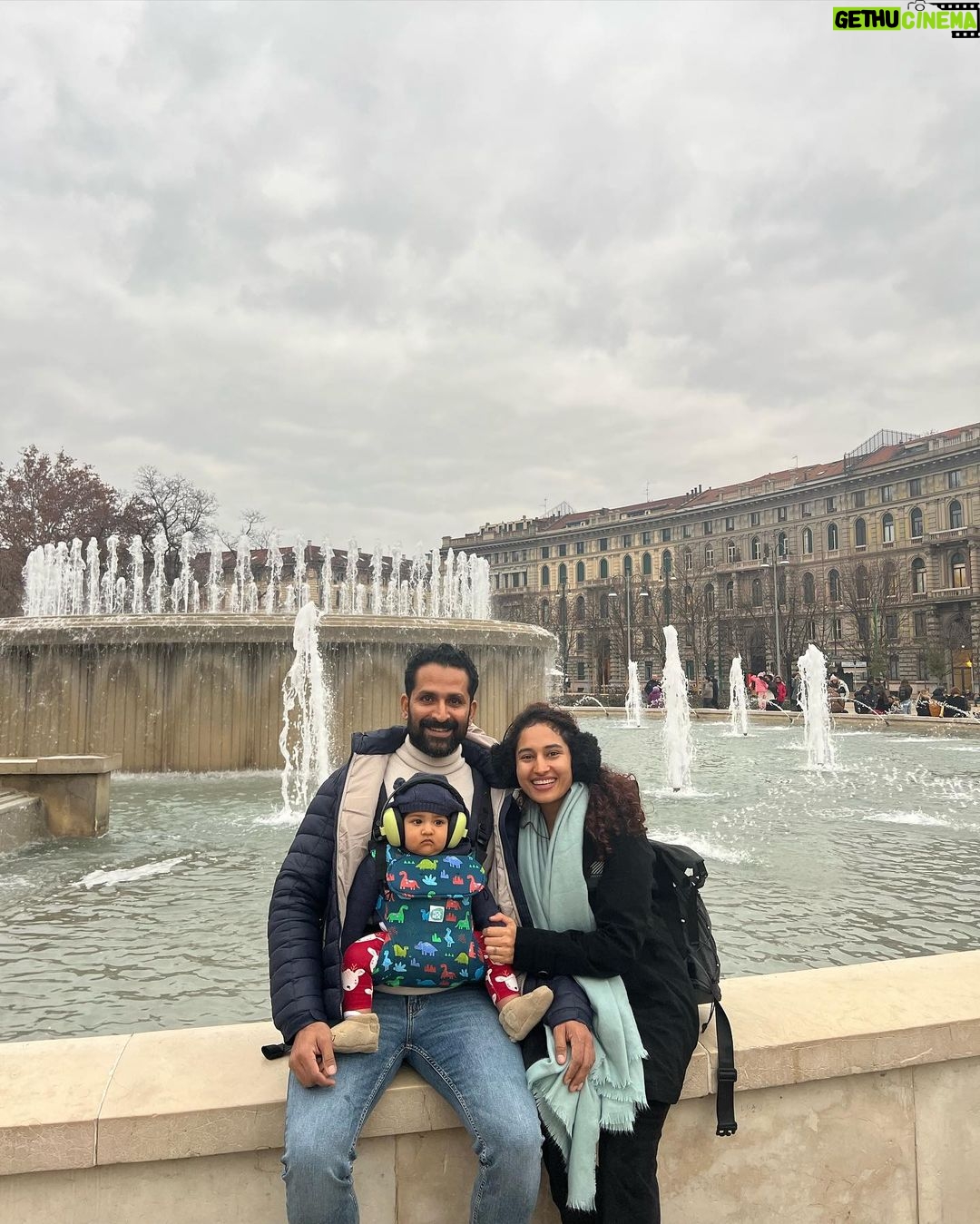 Pooja Ramachandran Instagram - Just doing some touristy things and being in wonder all the time with so much beauty! And always being grateful for the freedom and times we live in today. The Sforza Castle, or Castello Sforzesco in Italian, stands just outside the center of Milan, Italy, and is a 15th-century fortification built on the ruins of a medieval fortress. Since the 15th century, the castle has had many masters, including the Sforzas. Emperor Charles V and Napoleon Bonaparte each also called the castle home at one point in history. The Sforza Castle’s longest-serving inhabitants, the Sforzas, occupied the castle during the Renaissance, a time of artistic beauty in Italy. Artists such as Leonardo Da Vinci contributed to the castle’s decoration during the Renaissance. #sforzescocastle #milan #italy Sforzesco Castle of Milan - Italy