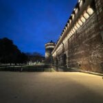 Pooja Ramachandran Instagram - Just doing some touristy things and being in wonder all the time with so much beauty! And always being grateful for the freedom and times we live in today. The Sforza Castle, or Castello Sforzesco in Italian, stands just outside the center of Milan, Italy, and is a 15th-century fortification built on the ruins of a medieval fortress. Since the 15th century, the castle has had many masters, including the Sforzas. Emperor Charles V and Napoleon Bonaparte each also called the castle home at one point in history. The Sforza Castle’s longest-serving inhabitants, the Sforzas, occupied the castle during the Renaissance, a time of artistic beauty in Italy. Artists such as Leonardo Da Vinci contributed to the castle’s decoration during the Renaissance. #sforzescocastle #milan #italy Sforzesco Castle of Milan - Italy
