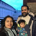 Pooja Ramachandran Instagram - Just doing some touristy things and being in wonder all the time with so much beauty! And always being grateful for the freedom and times we live in today. The Sforza Castle, or Castello Sforzesco in Italian, stands just outside the center of Milan, Italy, and is a 15th-century fortification built on the ruins of a medieval fortress. Since the 15th century, the castle has had many masters, including the Sforzas. Emperor Charles V and Napoleon Bonaparte each also called the castle home at one point in history. The Sforza Castle’s longest-serving inhabitants, the Sforzas, occupied the castle during the Renaissance, a time of artistic beauty in Italy. Artists such as Leonardo Da Vinci contributed to the castle’s decoration during the Renaissance. #sforzescocastle #milan #italy Sforzesco Castle of Milan - Italy