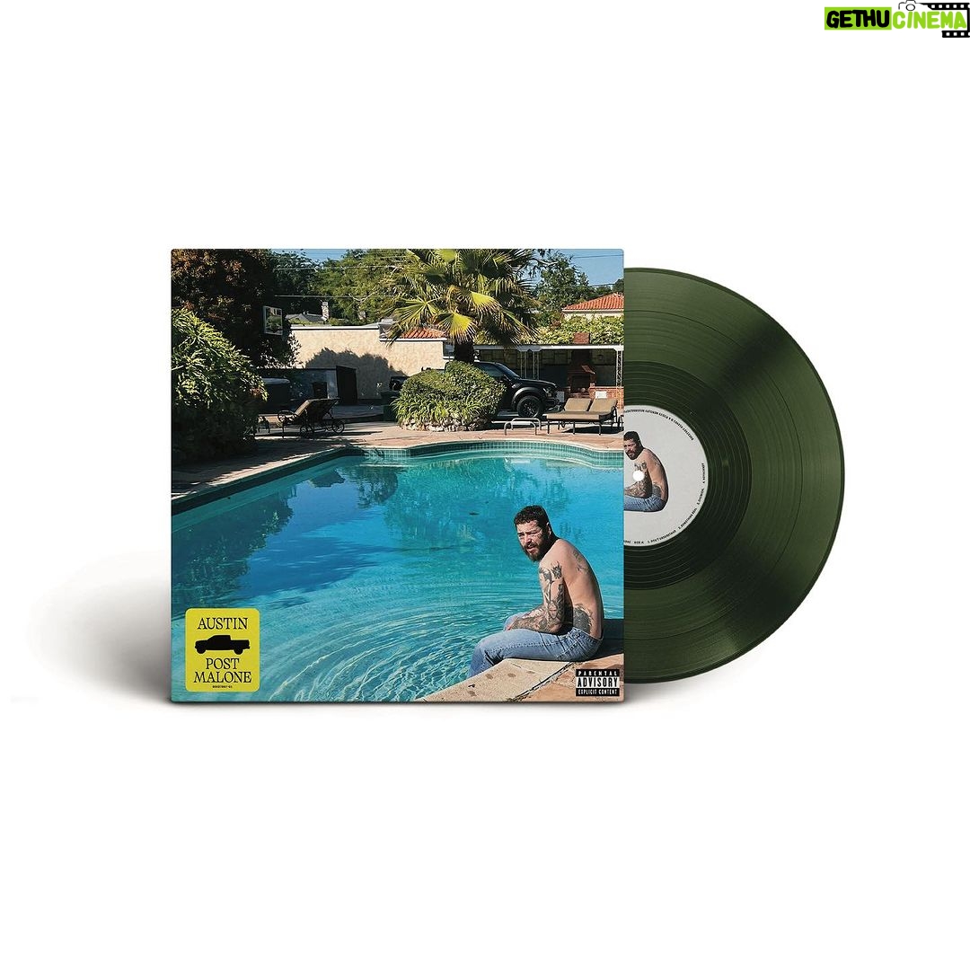 Post Malone Instagram - AUSTIN vinyl packaging by @playlabinc. Available now at shop.postmalone.com