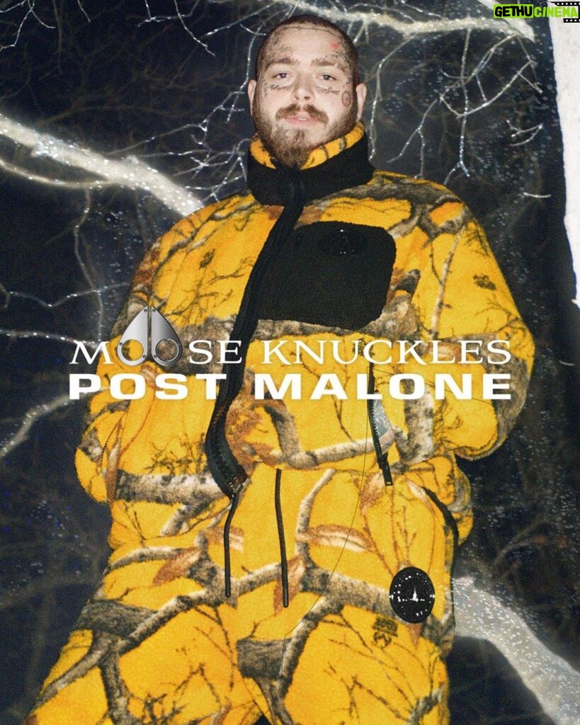 Post Malone Instagram - Moose Knuckles x Post Malone drops Thursday, September 29th 12PM EST.