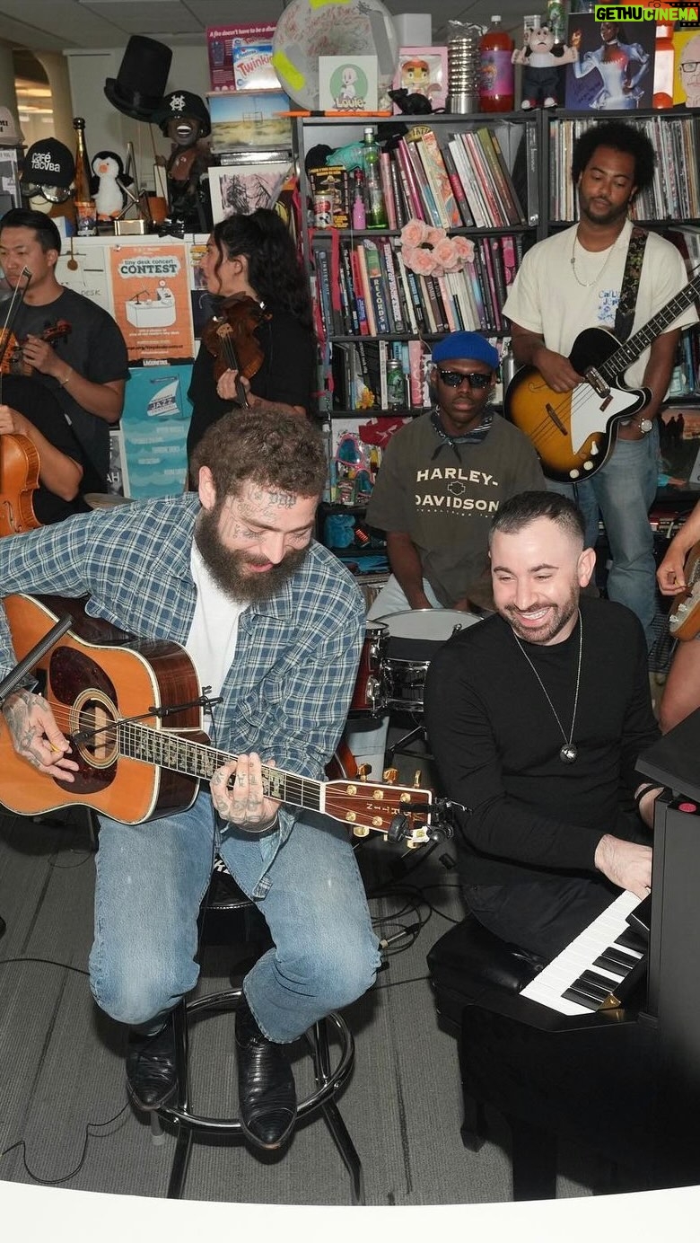 Post Malone Instagram - thank you so much @tinydesk