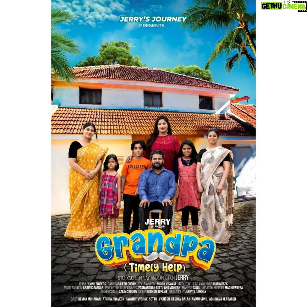 Prajin Padmanabhan Instagram - Happy share the Tamil short film GRANDPA ..best wishes to entire for the success.. Tags: @jerrysjourney_82 @alwynjerry @moses_jean @vinu6206 @arjunkbhaskar.. best wishea to jerrry bro for his debut production 👍.