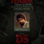 Prajin Padmanabhan Instagram - Today @5.05 pm veterian actor and director @sasikumardir sir will be releasing the teaser of #D3 movie Get ready for a one night enticing thriller 😎 @prajinpadmanabhan @vidya.pradeep01 @balaaji_7 @manojbmass @bmassentertainment @sreejithedavana_official @johnmediamanagr @editraja001 @manikandan1986bk2018 @jkm.productions @_dineshashok_ @promoworksofficial