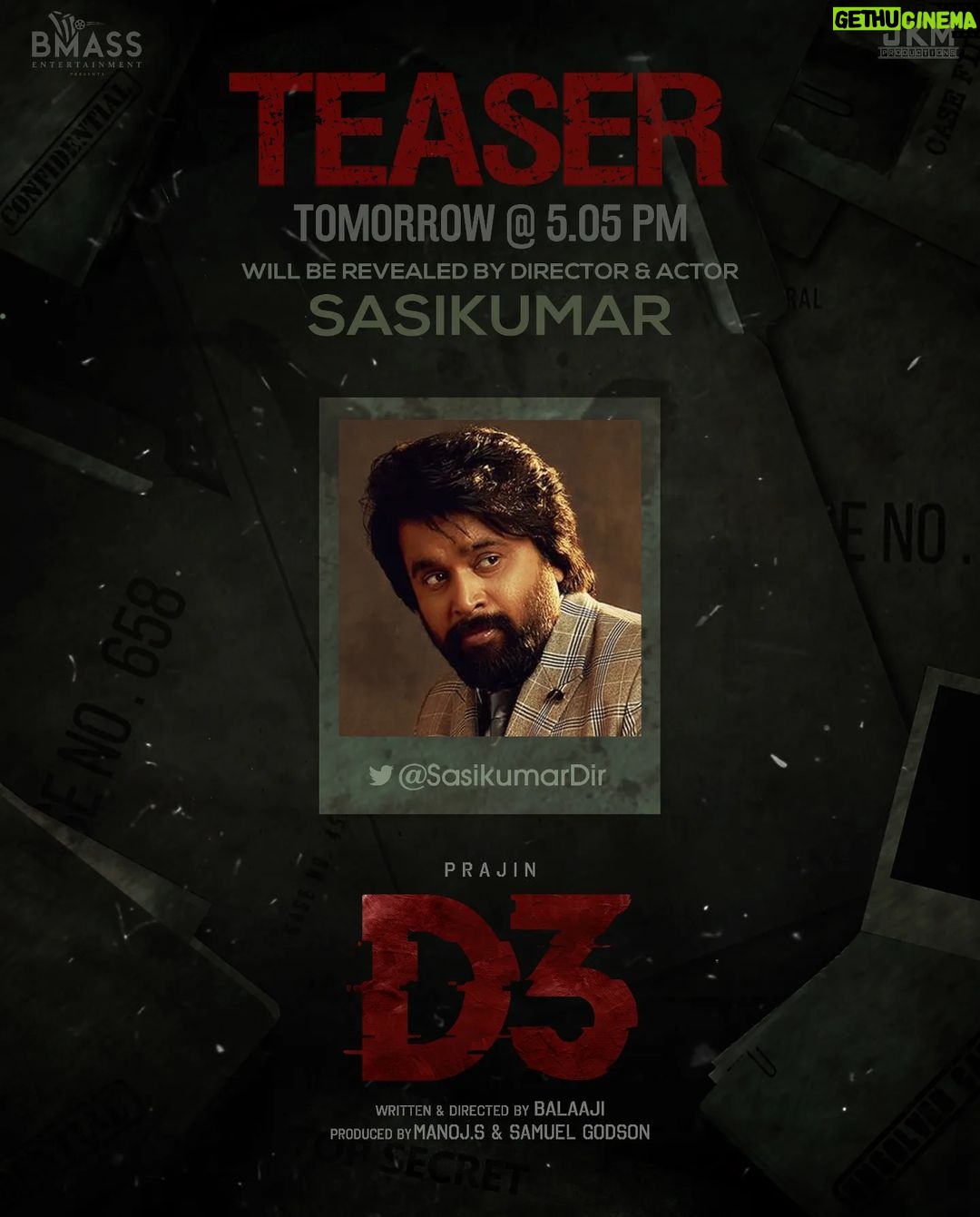 Prajin Padmanabhan Instagram - Get ready for a one night enticing thriller 😎 @prajinpadmanabhan @sandra_amy_prajin @vidya.pradeep01 @balaaji_7 @manojbmass @bmassentertainment @sreejithedavana_official @johnmediamanagr @editraja001 @manikandan1986bk2018 @jkm.productions @_dineshashok_ @promoworksofficial @madhu1985c @actorrizubhai_official @director_zion @mohanarmatha @mohan_dir