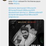 Prajin Padmanabhan Instagram - Happy to be a part of #HYENA# movie 😍😍😍 A big hug and thanks to @icvkumar sir 😇😇♥️ #omnamahshivai🕉️❤️🙏